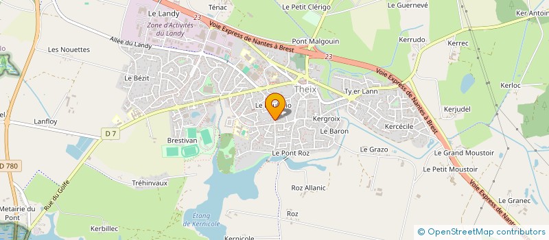 localisation de l'entreprise CO EXPLOIT GUEHO ROBERT à THEIX-NOYALO
