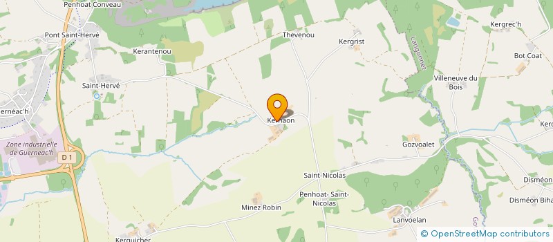 localisation de l'entreprise CO EXPLOIT GUEVEL à GOURIN