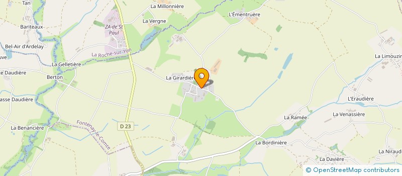 localisation de l'entreprise CO EXPLOIT RANGEARD YANNICK & CHANTAL  LE BOUPERE