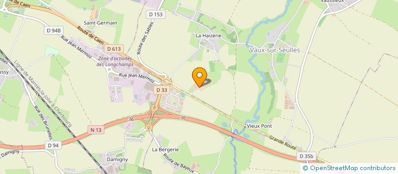localisation de l'entreprise CO-EXPLOITANT LE ROSSIGNOL à VAUX-SUR-SEULLES