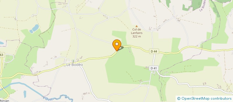 localisation de l'entreprise CO EXPLOITAT LE DOURNEUF à LE BODEO