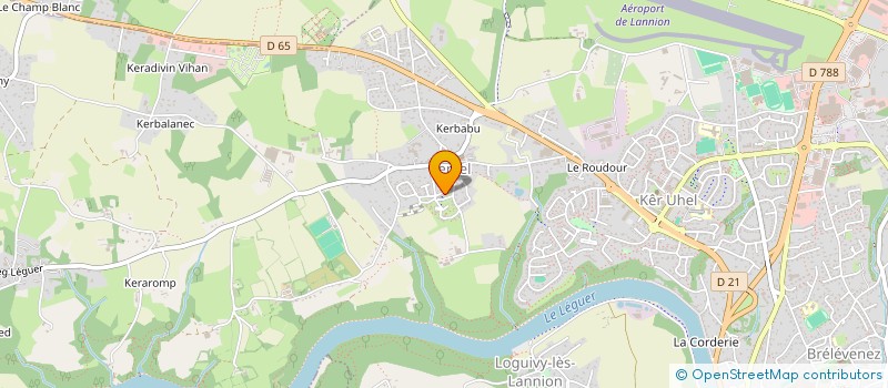 localisation de l'entreprise CO-EXPLOITATION BOULANGER  LANNION