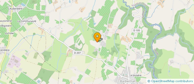 localisation de l'entreprise CO-EXPLOITATION CHAUVAT  SAINT-JULIEN-DE-CONCELLES