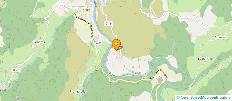 localisation de l'entreprise CO EXPLOITATION CHICOUTEL NOEL ET GILLES  SAINT-ILPIZE