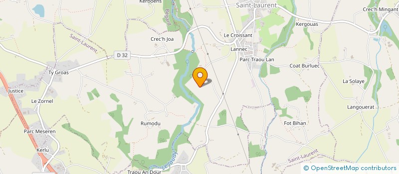 localisation de l'entreprise CO EXPLOITATION DANTEC à SAINT-LAURENT