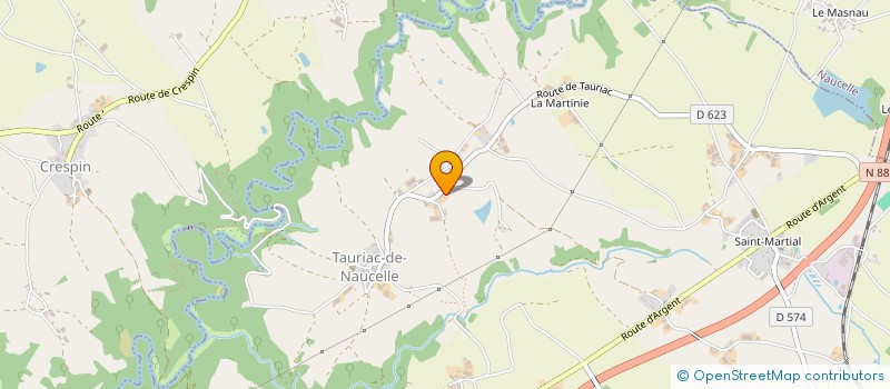 localisation de l'entreprise CO EXPLOITATION ESPIE  TAURIAC-DE-NAUCELLE