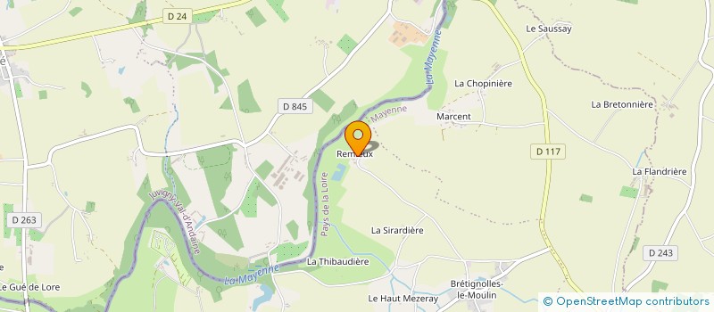 localisation de l'entreprise CO-EXPLOITATION M & MME BAROCHE MAURICE à LE HOUSSEAU-BRETIGNOLLES