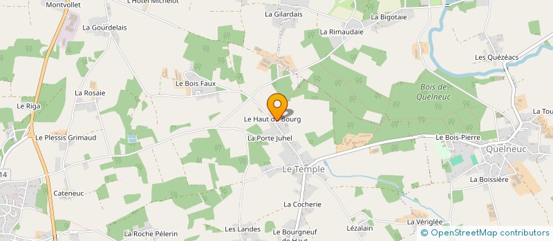 localisation de l'entreprise CO-EXPLOITATION M & MME GUEMENE  CARENTOIR