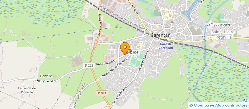 localisation de l'entreprise CO EXPLOITATION NICOLLE DANIEL  MEAUTIS