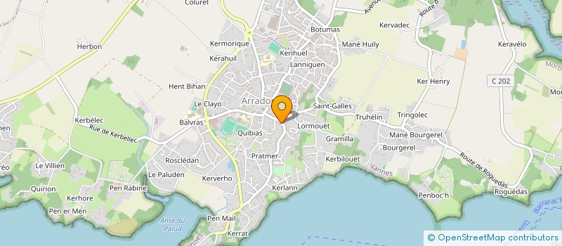 localisation de l'entreprise CO EXPLOITATION POURCHASSE à ARRADON
