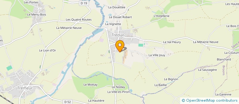 localisation de l'entreprise CO-EXPLOITATION RENOUVEL à TREDIAS