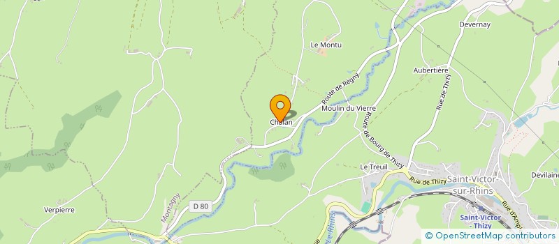 localisation de l'entreprise CO EXPLOITATION SABATIN  COMBRE