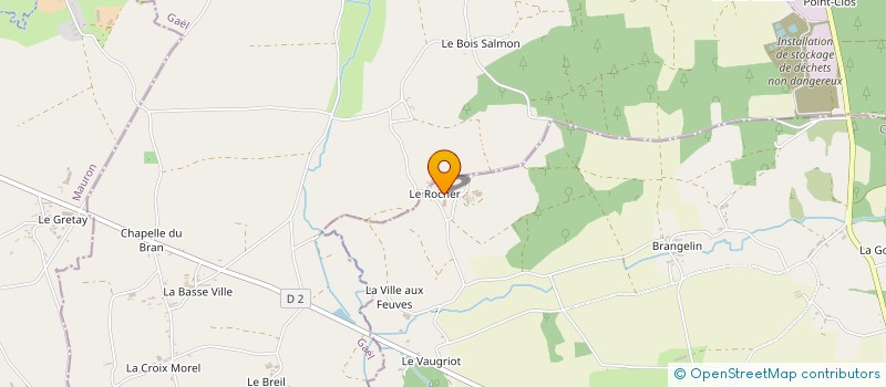 localisation de l'entreprise CO-EXPLOITATION SANTERRE C & MC à CONCORET