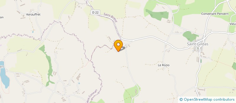 localisation de l'entreprise CO-EXPLOITATION SERANDOUR à SAINT-GILDAS