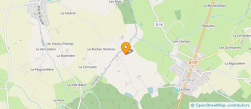 localisation de l'entreprise CO EXPLOITATION VALLEE POMMEREUL à LANDEAN