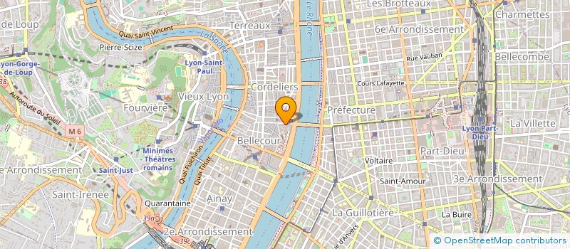 localisation de l'entreprise CO.F.A. PROMOTION - CONSTRUCTIONS FONCIERS AMENAGEMENTS  LYON