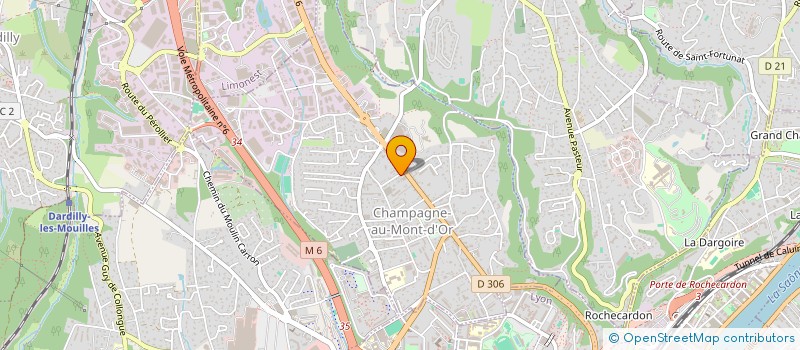 localisation de l'entreprise CO -F4  CHAMPAGNE-AU-MONT-D'OR