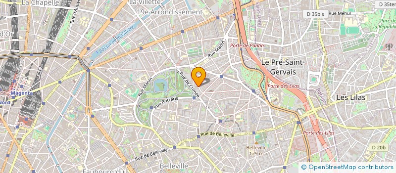 localisation de l'entreprise CO FA VET  PARIS