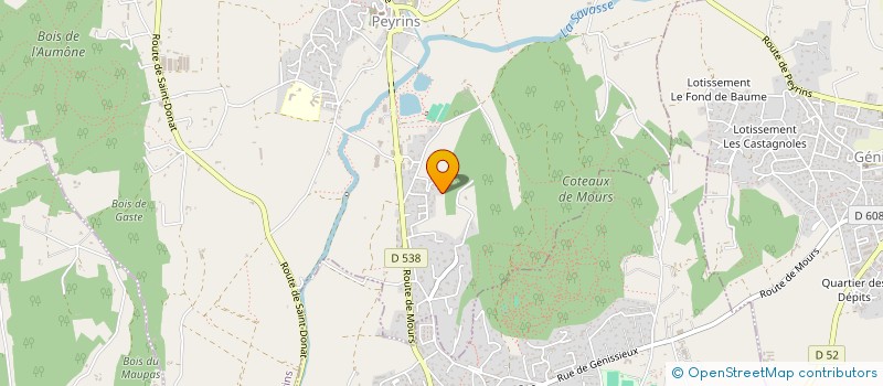 localisation de l'entreprise CO'FAMY  PEYRINS