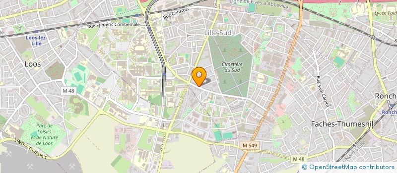 localisation de l'entreprise CO.FI.MA  LILLE