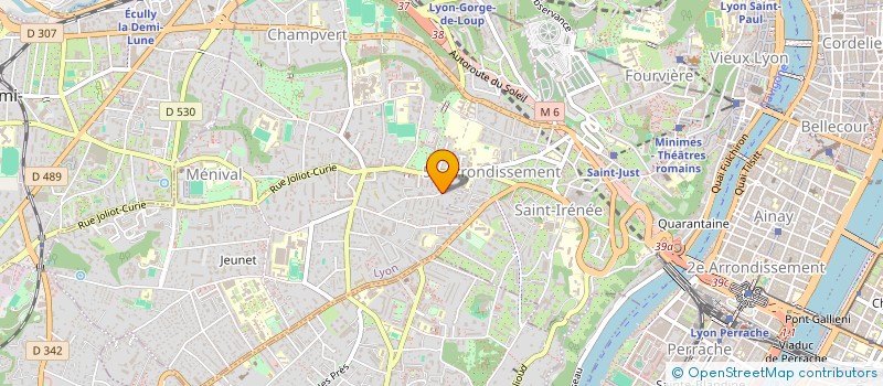 localisation de l'entreprise CO-FIDENTIA à LYON