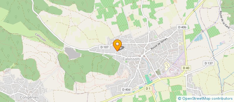 localisation de l'entreprise CO-FRANCE  CALVISSON