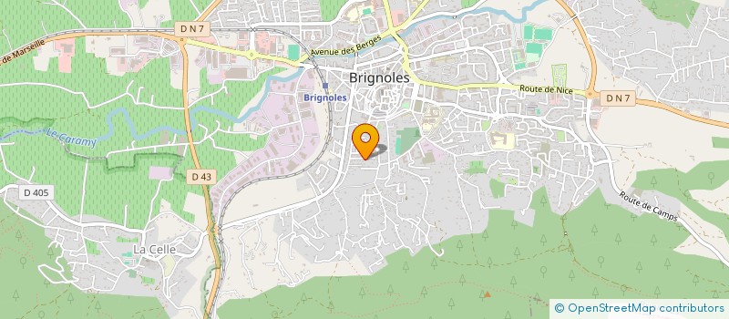 localisation de l'entreprise CO GEX BAT à BRIGNOLES