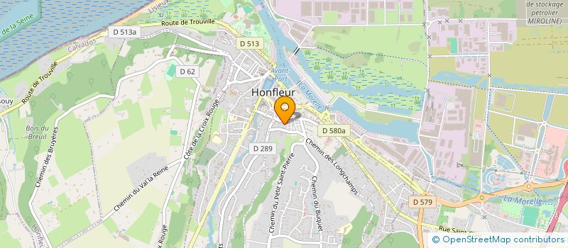 localisation de l'entreprise CO.GITES à HONFLEUR