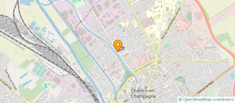 localisation de l'entreprise CO-HABITER à CHALONS-EN-CHAMPAGNE