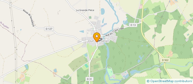 localisation de l'entreprise CO-HERITIERS MICHAUD ET CHEVALIER à DUN-LE-POELIER