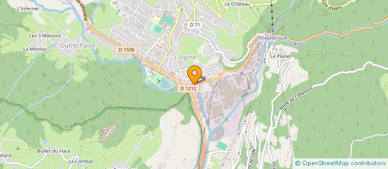 localisation de l'entreprise CO-INVEST  UGINE