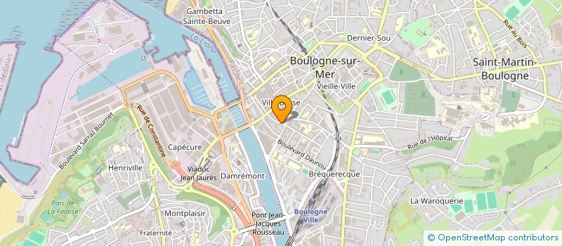 localisation de l'entreprise CO INVEST  BOULOGNE-SUR-MER