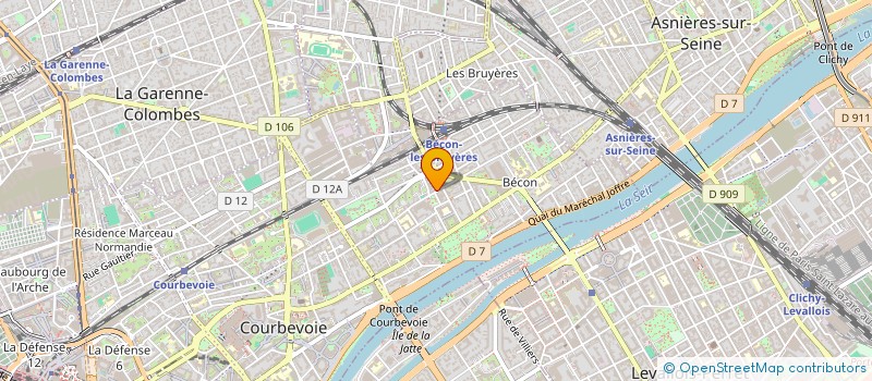 localisation de l'entreprise CO-INVESTIR à COURBEVOIE