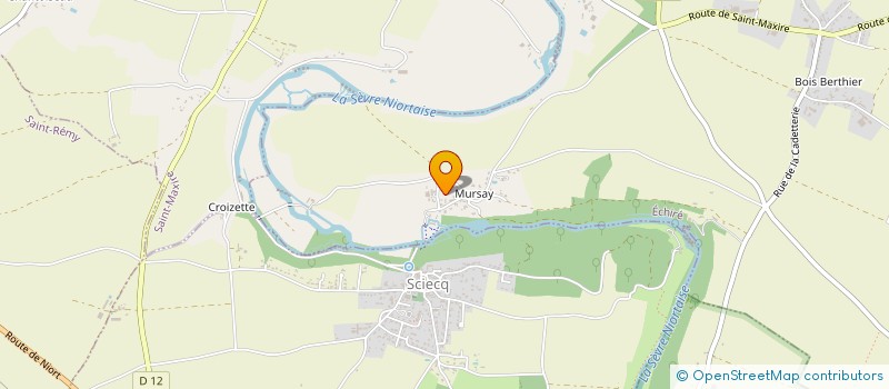 localisation de l'entreprise CO-IRIS CONSEILS  ECHIRE