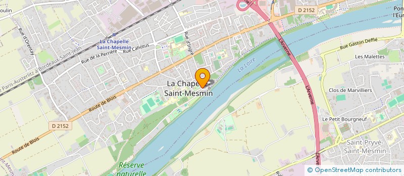 localisation de l'entreprise CO&J à LA CHAPELLE-SAINT-MESMIN
