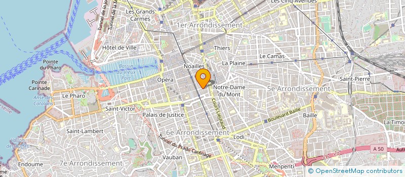 localisation de l'entreprise CO.KLI.CO à MARSEILLE 6