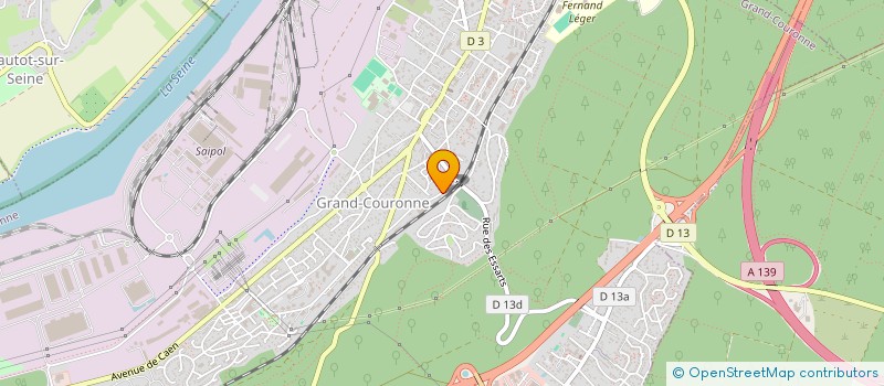 localisation de l'entreprise CO&KO INVEST  GRAND-COURONNE