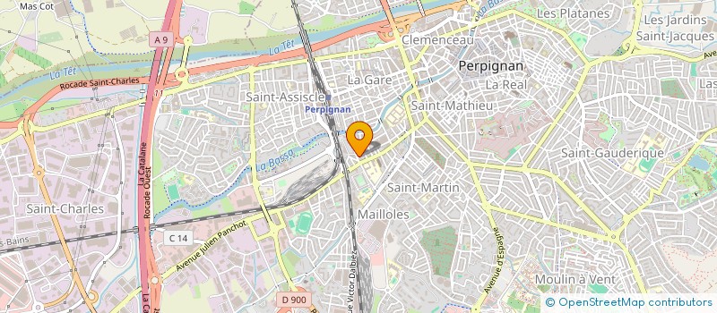 localisation de l'entreprise CO-LIBRE à PERPIGNAN