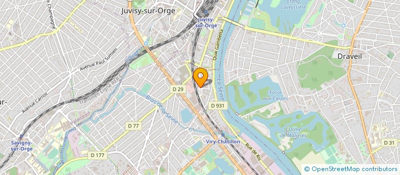 localisation de l'entreprise CO-LIBRYS 91 à VIRY-CHATILLON