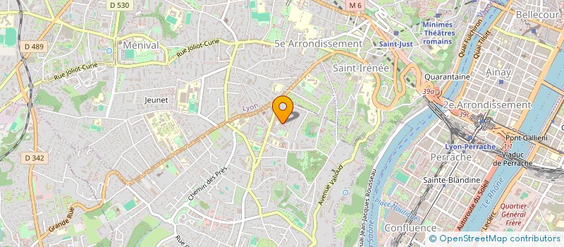 localisation de l'entreprise CO-LOC  SAINTE-FOY-LES-LYON