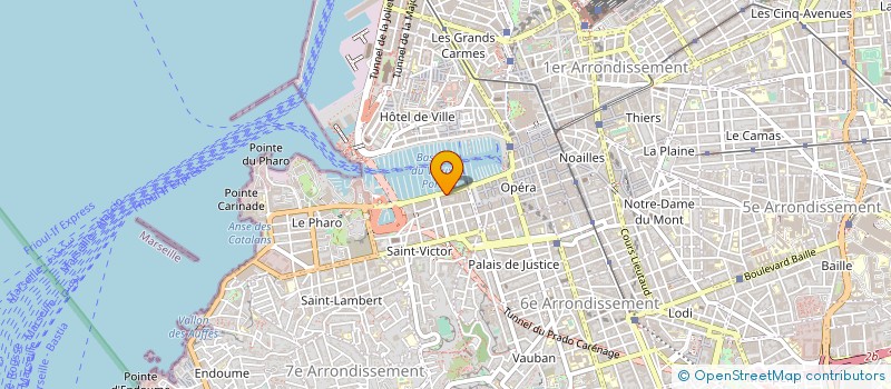 localisation de l'entreprise CO MA CRUS COQUILLAG POISS GRO à MARSEILLE