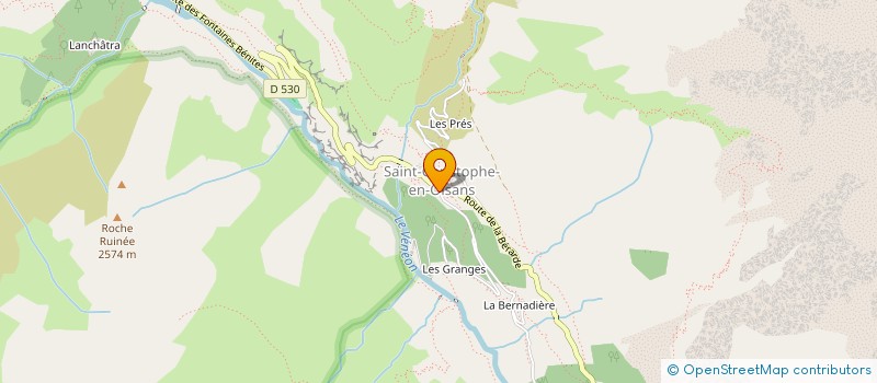 localisation de l'entreprise CO MANAGEMENT SERVICES  SAINT-CHRISTOPHE-EN-OISANS