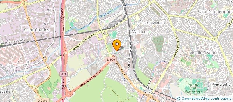 localisation de l'entreprise CO.ME.BAT  PERPIGNAN