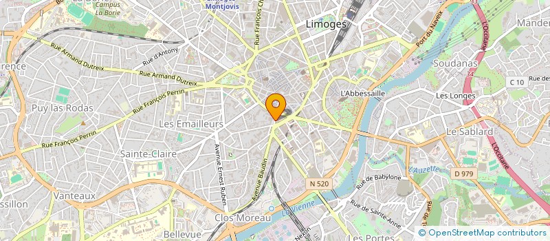 localisation de l'entreprise CO MONT DORE  LIMOGES