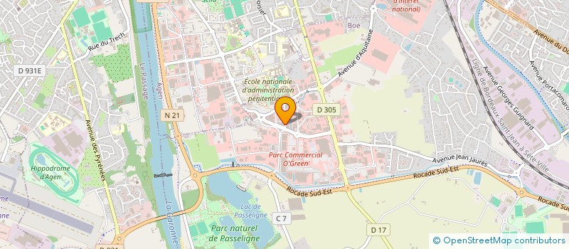 localisation de l'entreprise CO-NEXUS  AGEN