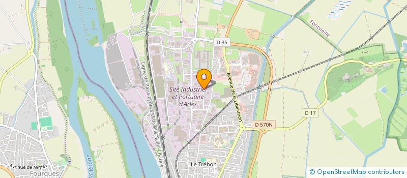 localisation de l'entreprise CO-NRJ  ARLES