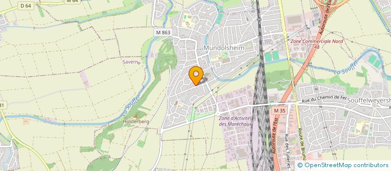 localisation de l'entreprise CO-OK MOUNTAIN  MUNDOLSHEIM