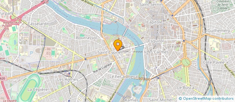 localisation de l'entreprise CO'PAINS  TOULOUSE