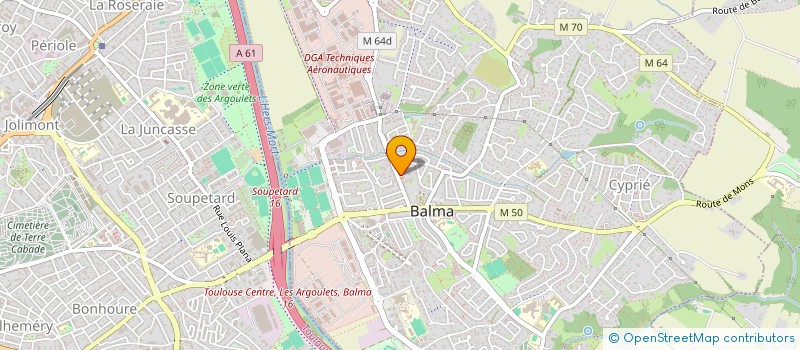 localisation de l'entreprise CO.PAINS  BALMA