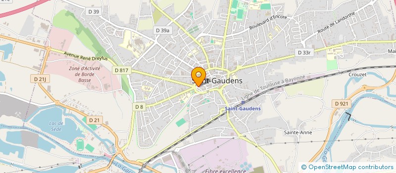 localisation de l'entreprise CO'PAINS  SAINT-GAUDENS